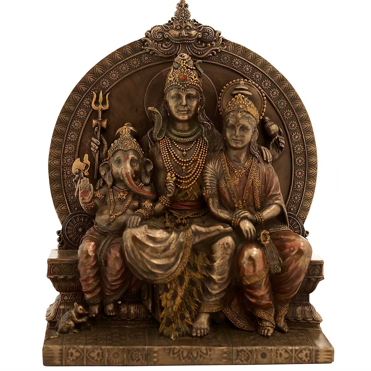 Lord Krishna Brass Statue in Black - 12 x 6.5 x 23.5 Inch, 12.7 Kg