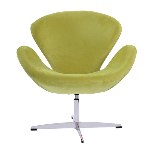 Siri Accent Fabric Upholstered Lounge Chair - Green