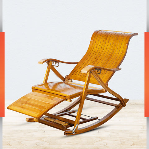 Unique Rocking Bamboo Lounge Chair