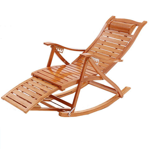 Rocking Bamboo Lounge Chair