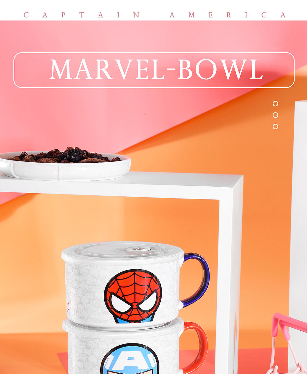 Miniso MARVEL- Bowl 650ml,Captain America 2007144110105 | Sonee Sports