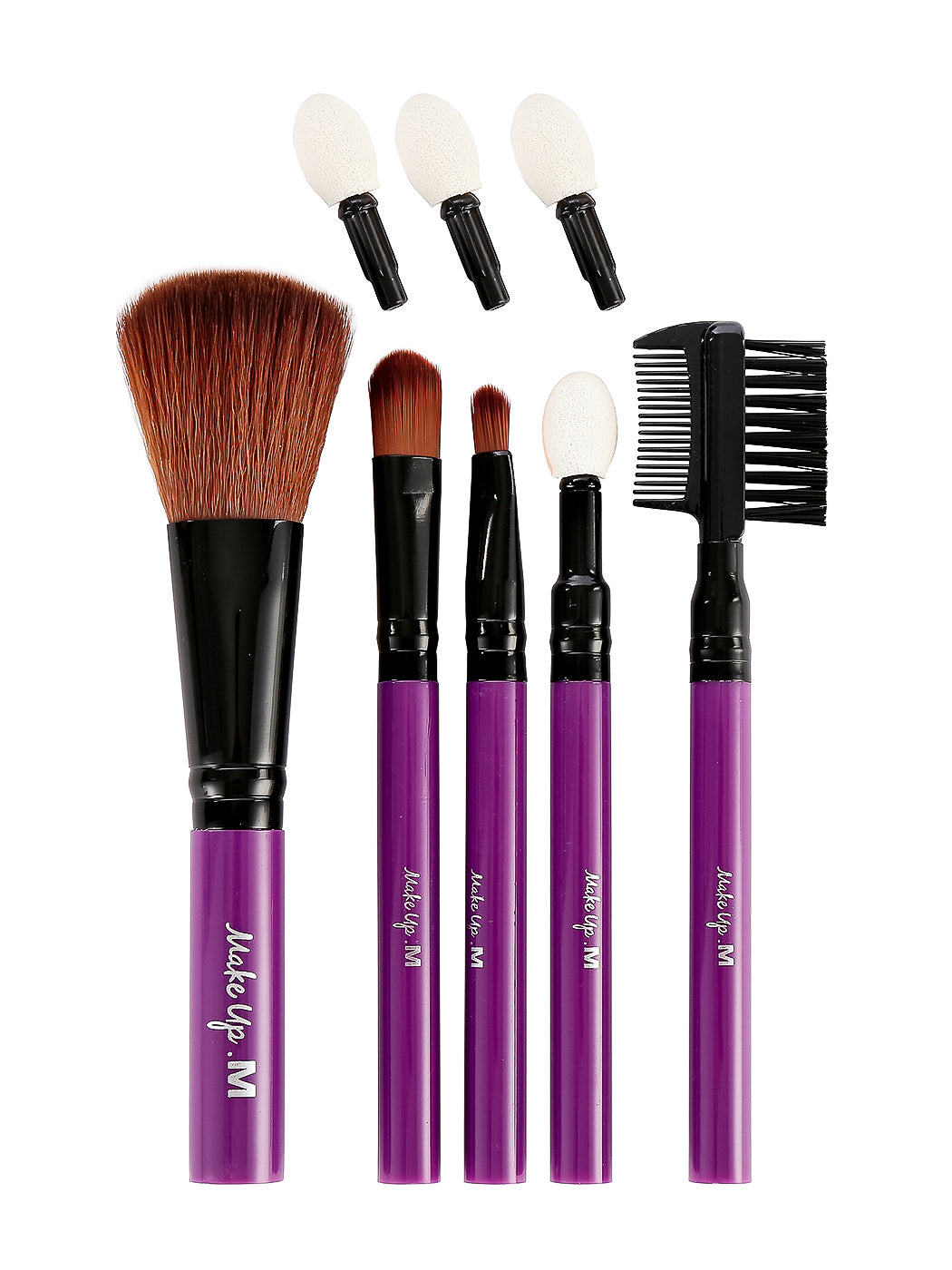 Ensemble de pinceau de maquillage interstellaire pour enfants - 5 Pcs  Creative Dot Theme Cosmetic Brush Set, Premium Synthetic Eyeshadow Brush  Set