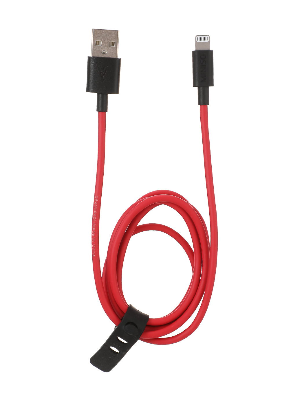 MINISO 1M BRAIDED FAST CHARGE CHARGE & SYNC CABLE WITH LIGHTNING CONNE