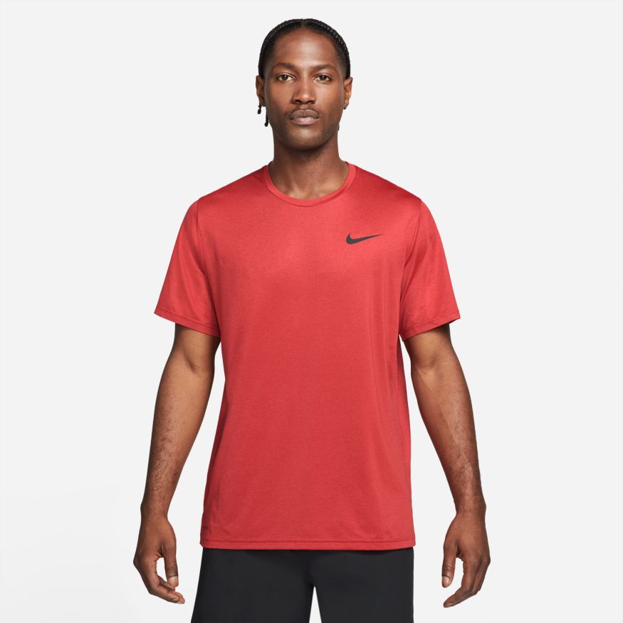 Nike Training - Transcend Slim-Fit Mélange Dri-FIT Yoga T-Shirt - Red Nike  Training