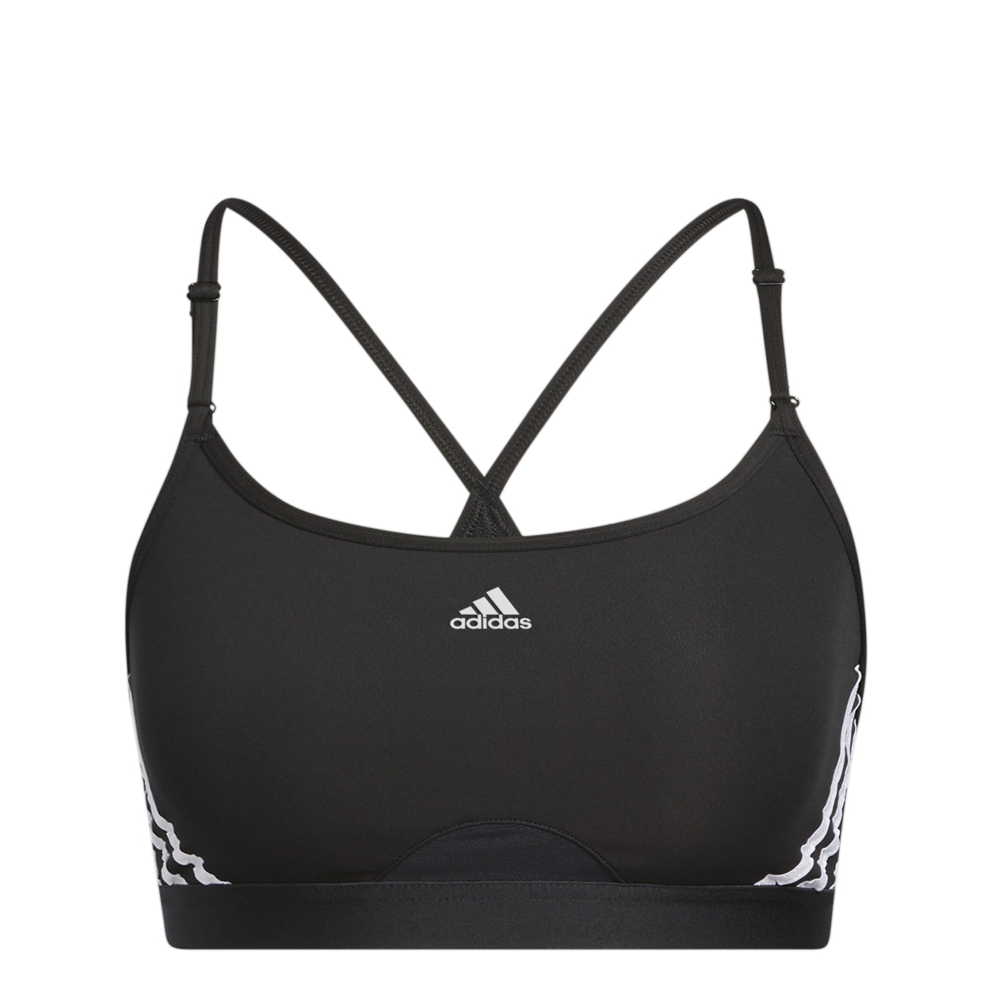 Adidas Women's All Me Primeknit Sports Bra, Black, X-Small – Fanletic