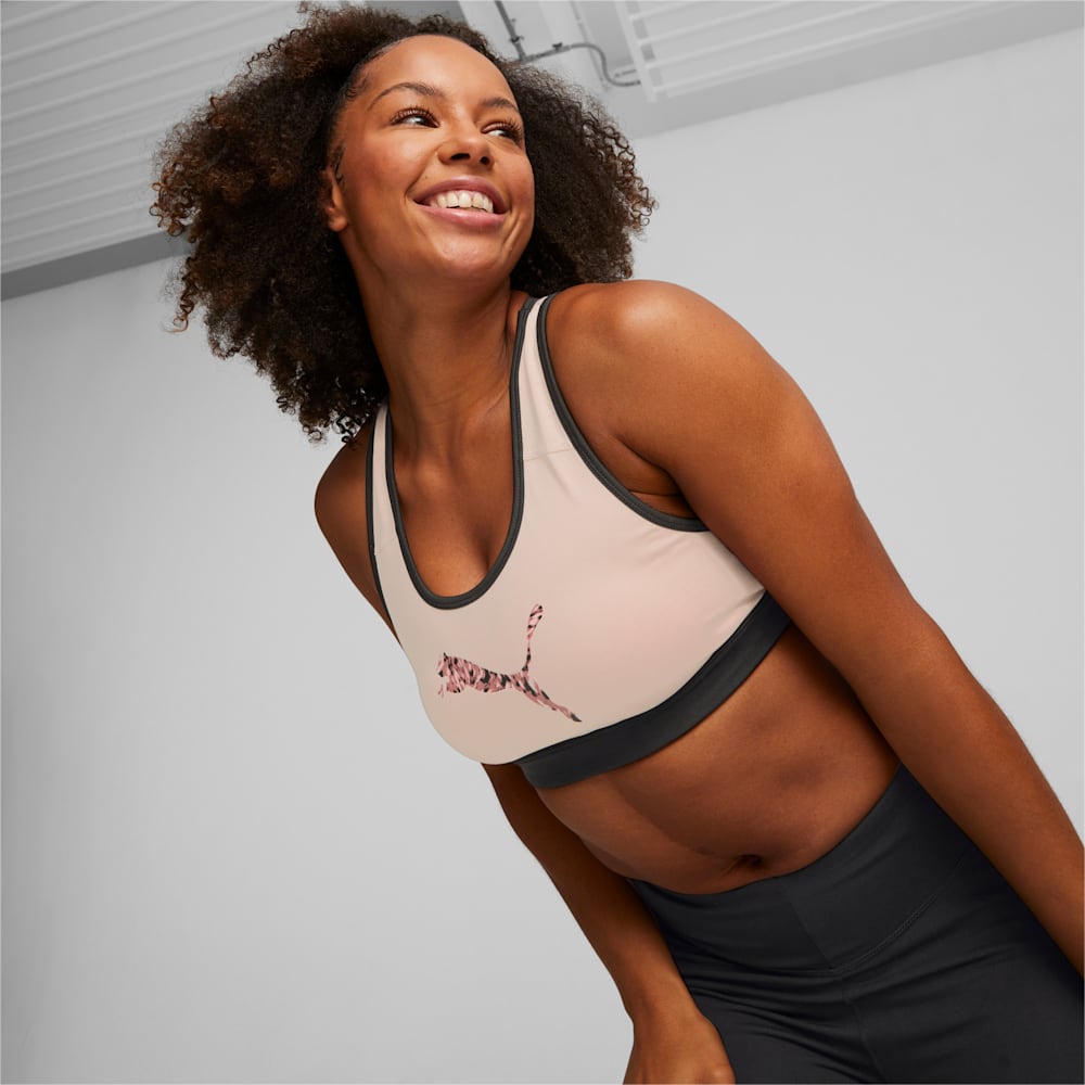 Seamless Logo Sports Bra - PINK