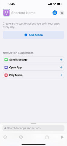 shortcuts app