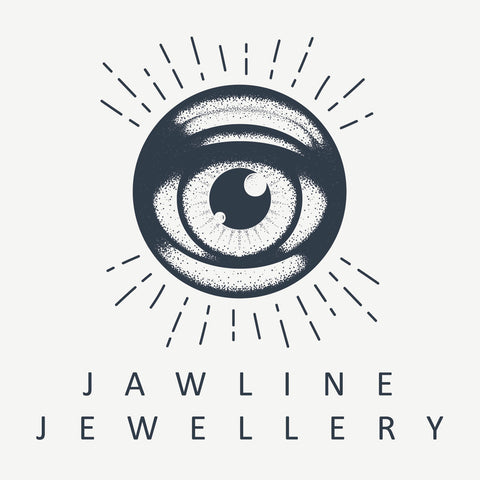 jawline jewellery doll eye jewellery. Creepy alternative statement jewellery