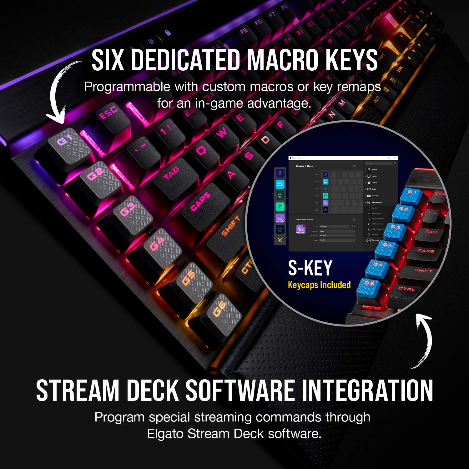 Corsair K95 Rgb Platinum Xt Mechanical Gaming Keyboard Backlit Rgb Le Lowper