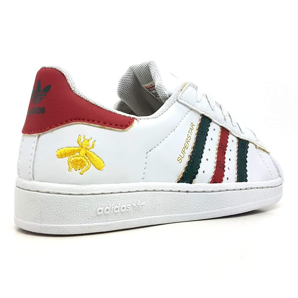 tenis adidas superstar gucci