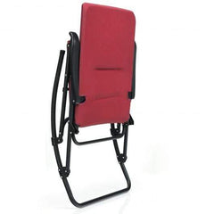 Starwood Rack Furniture Foldable Rocking Padded Portable Camping Chair with Backrest and Armrest -Red