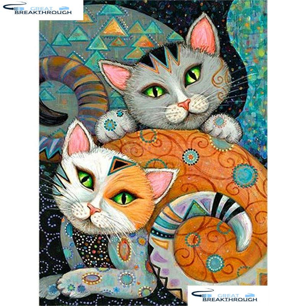 Full Square/Round Diamond Painting Animals Tiger ,Cat 5D Diamond Embroidery  Landscape Flower Home Decor Handwork Diamond Art 186