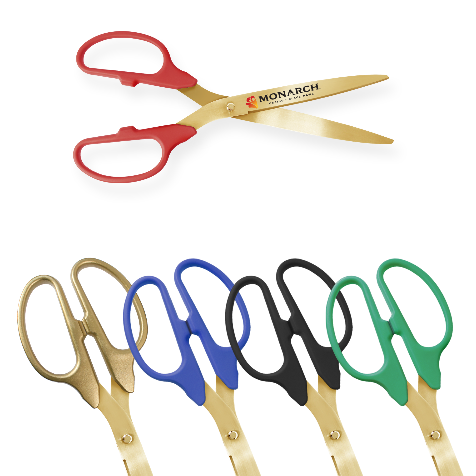 Crutello Giant Ribbon Cutting Ceremony Kit 21 Giant Scissor Set