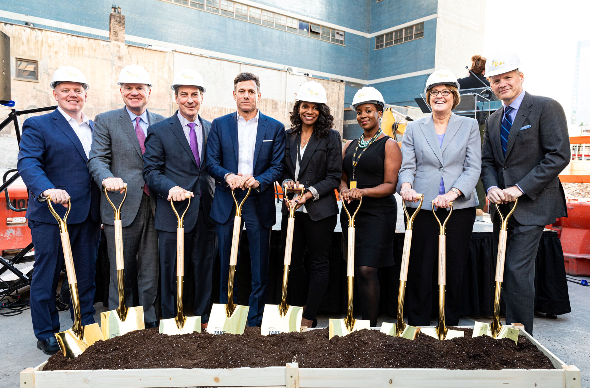 Gold Groundbreaking Ceremony Shovels