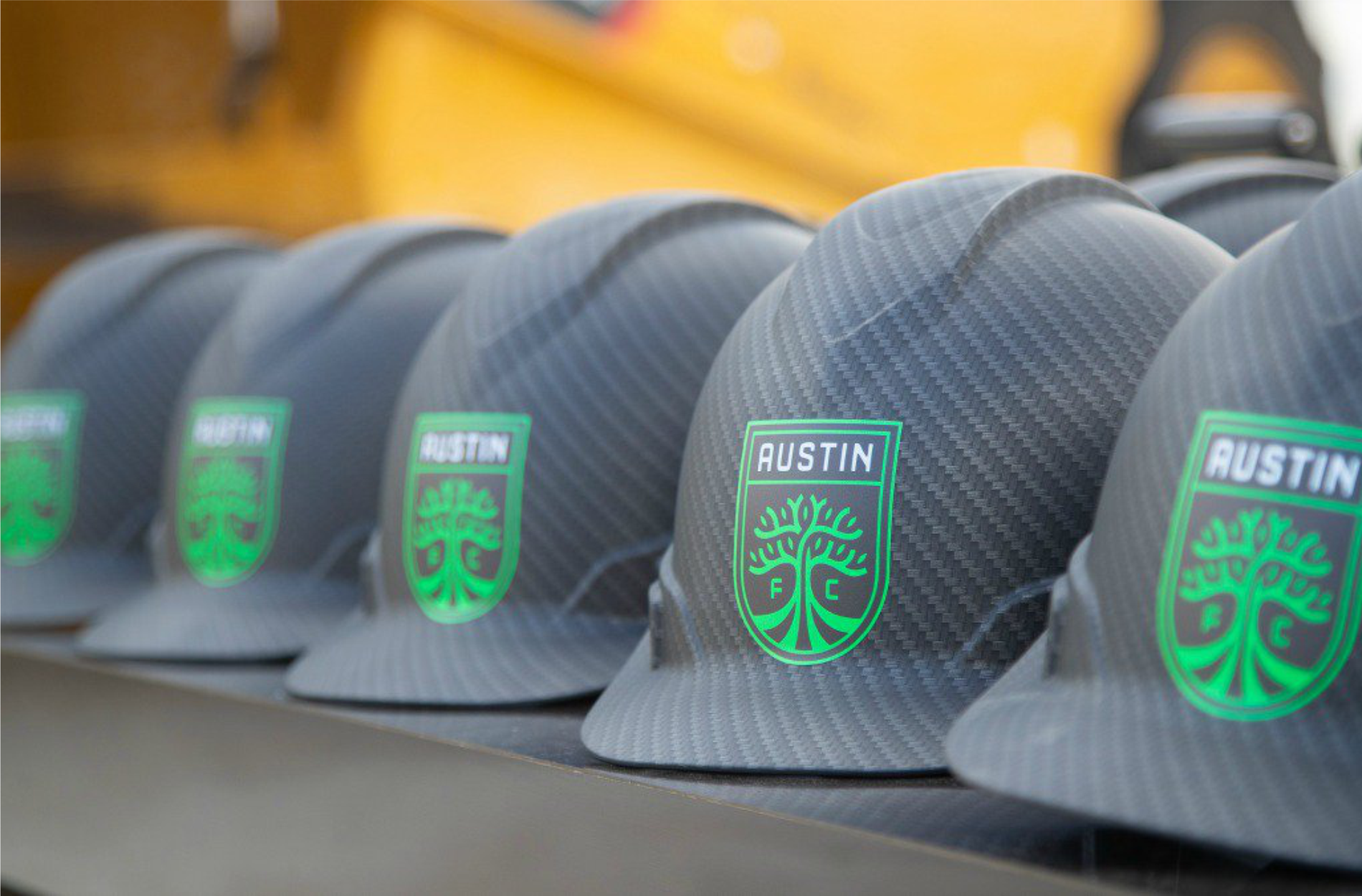 Black Austin FC Groundbreaking Hard Hat