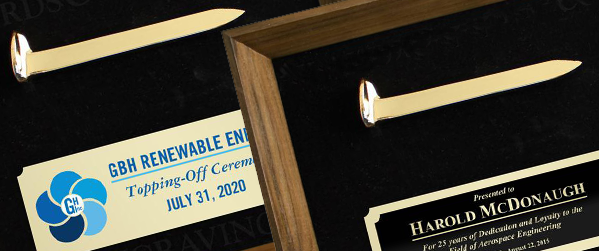 Ceremonial Spike Plaques & Awards