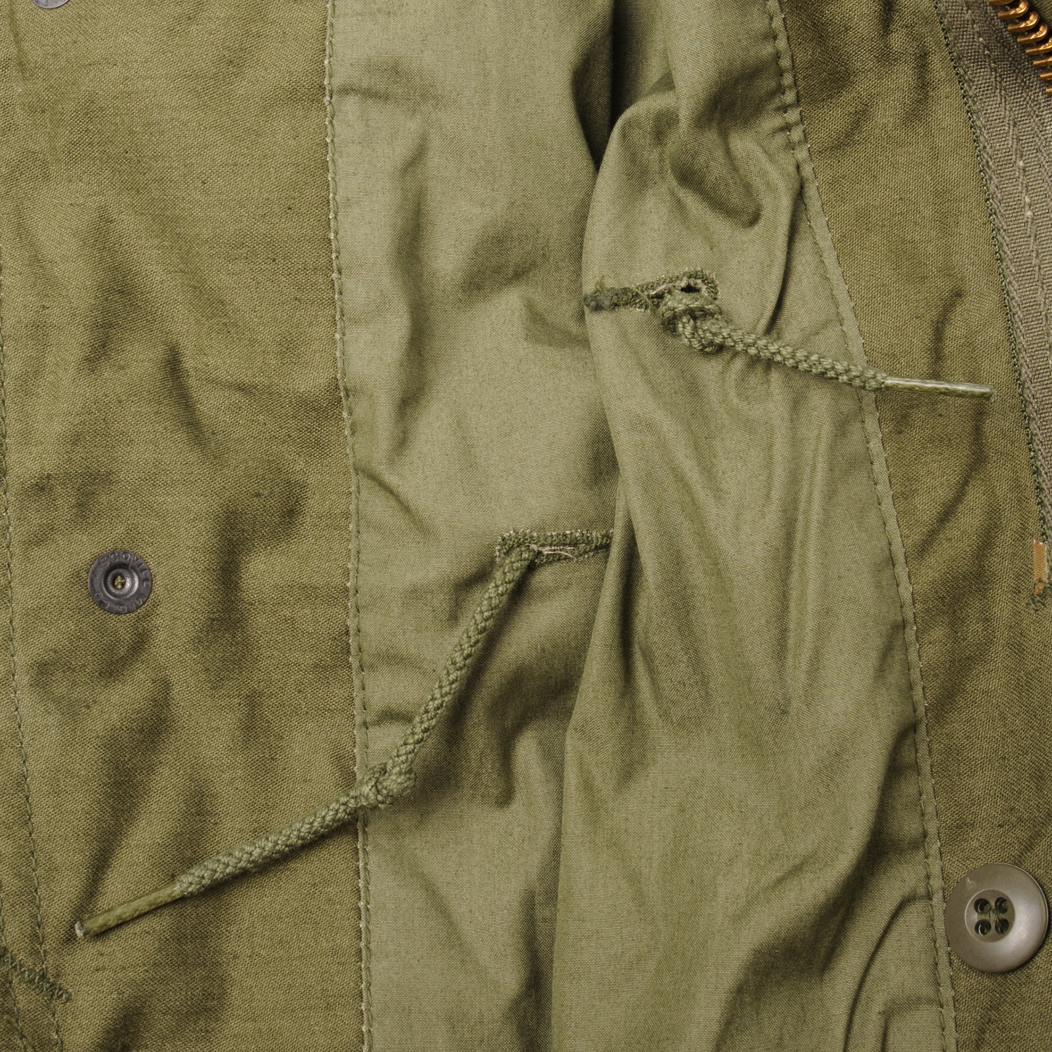 VINTAGE US ARMY M-1965 M65 FIELD JACKET 1980 SIZE SMALL REGULAR