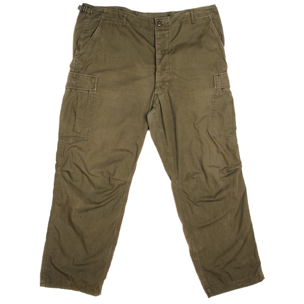 Vintage 80s Dutch Army Khaki Cargo Pants