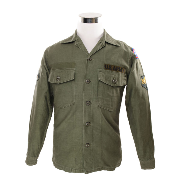 US Army Utility Shirt P64 1960's Third Army Sergeant – Rare Gear USA
