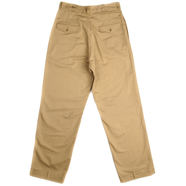 SEAL限定商品】 USMC ① Deadstock TROUSERS CHINO KHAKI パンツ 