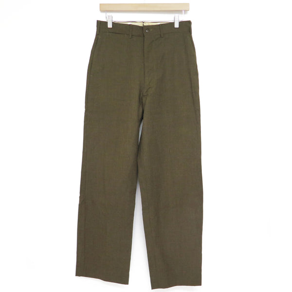 VINTAGE US ARMY M-1951 M51 WOOL FIELD TROUSERS PANTS 1950'S KOREAN WAR SIZE  SMALL LONG