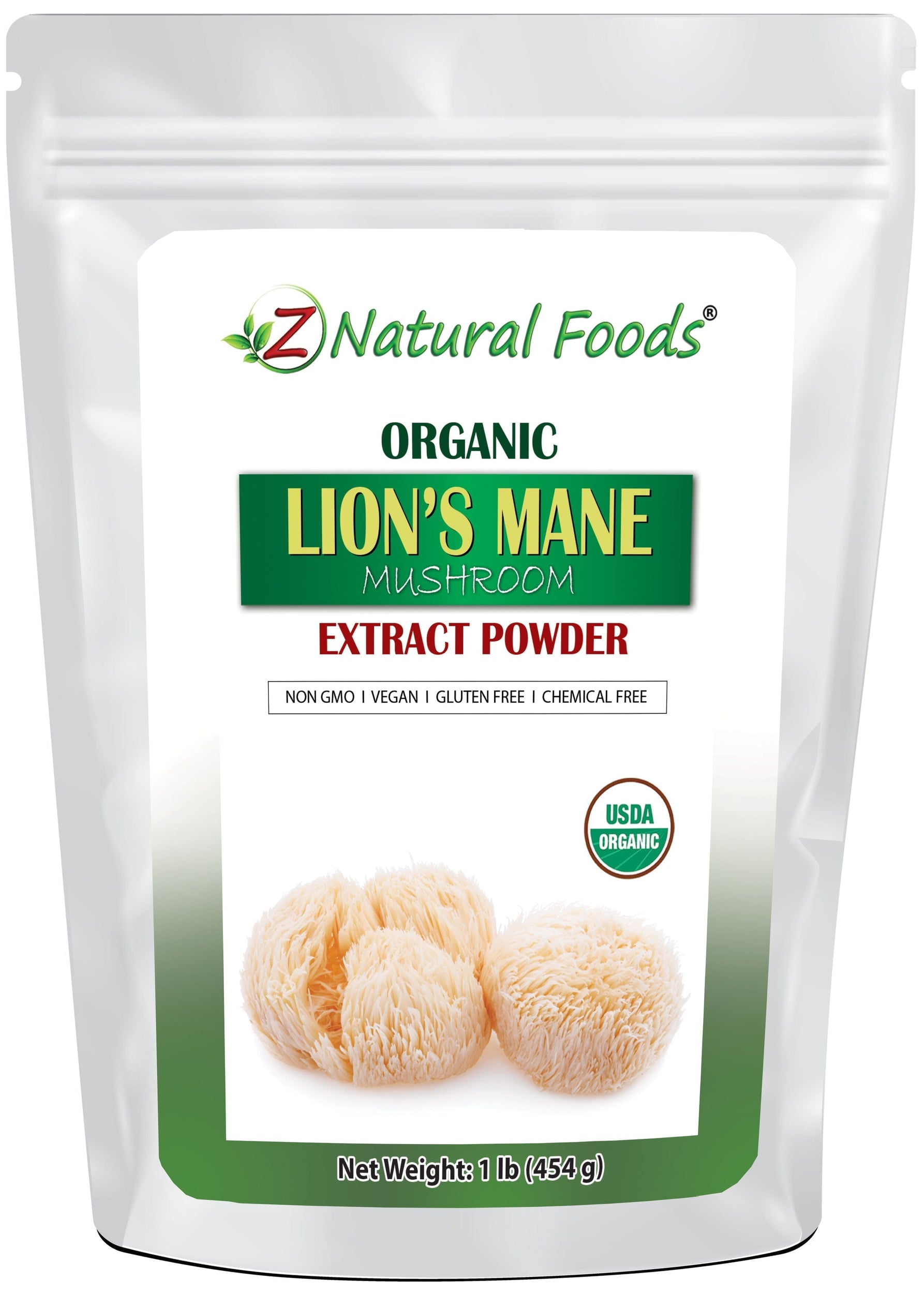 Lion's Mane Mushroom Extract Powder - Organic