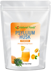 Front of the bag image of Psyllium Husk Powder Pineapple Orange Flavor 3 lb