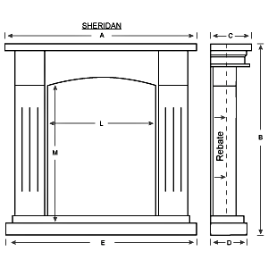 Sheridan Dimensions