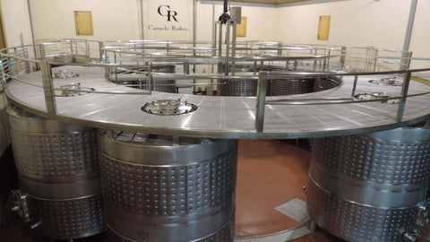 Sistema de fermentación en Bodegas Rodero