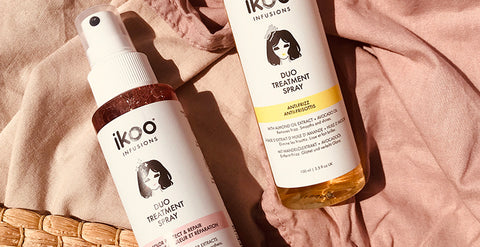 ikoo duo treatment spray anti-frizz colour protect and repair