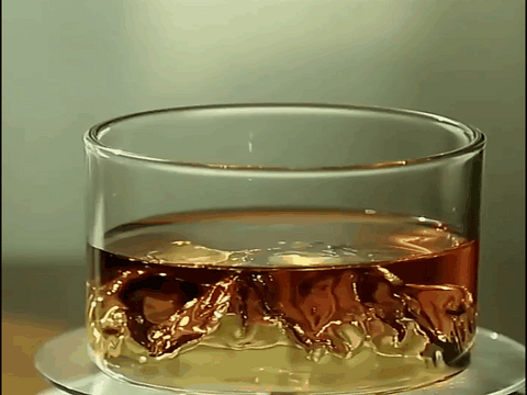 mountain whiskey spinning view gif
