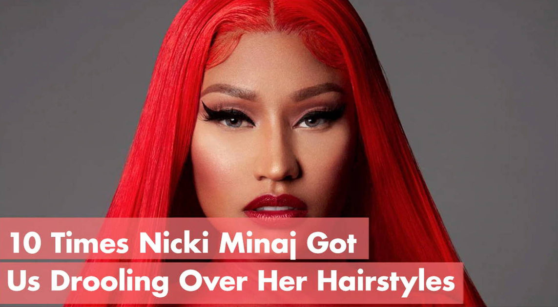 nicki minaj hairstyles with bangs