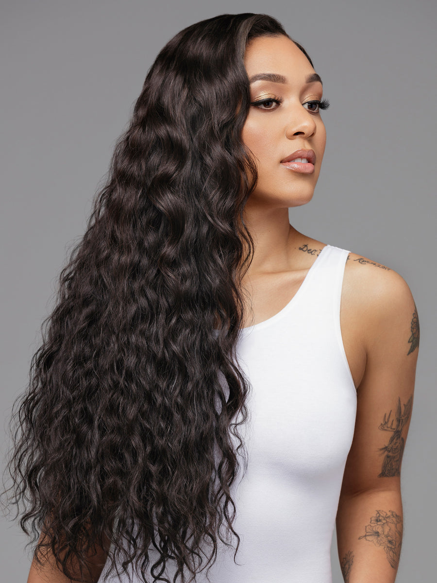 Get Wavy Hair Extensions Bounce Beach Wave Hair By Indique 