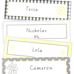 Daisy Chains Labels - The Printable Place