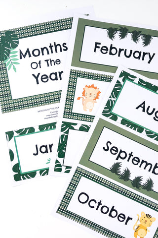 School Safari Jungle Theme Classroom Template | The Printable Place