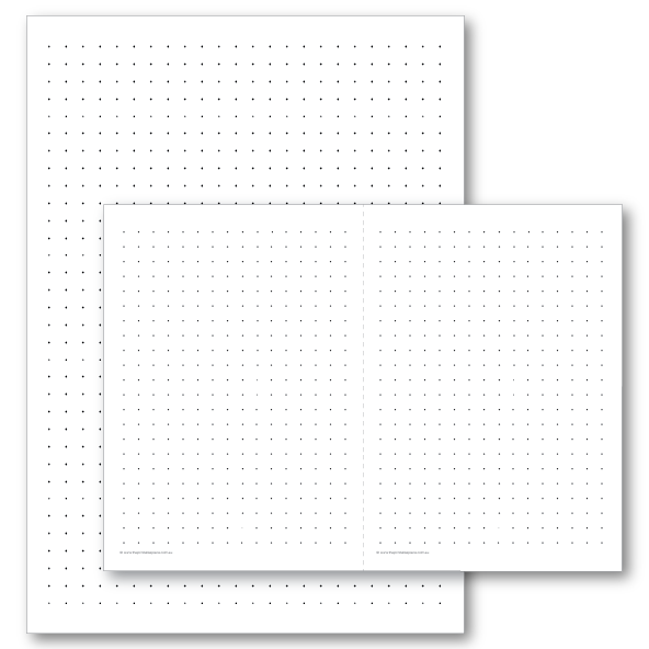 bullet journal dot grid journal page the printable place