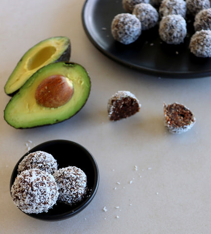 Avocado and coconut balls