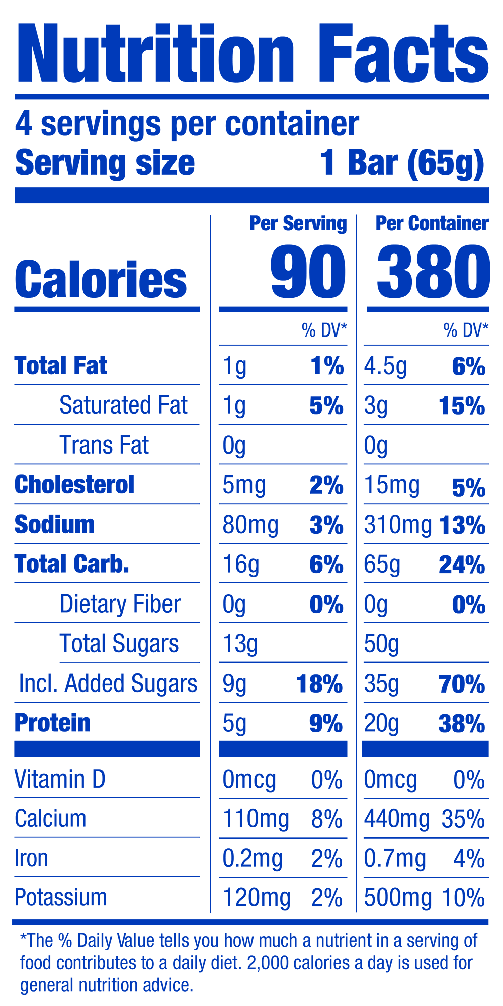 nutrition info