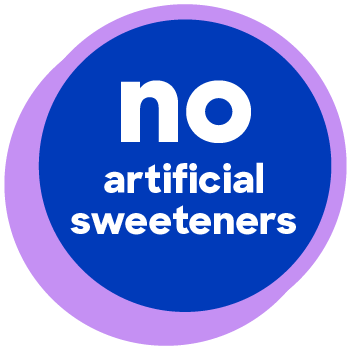 no no artificial sweeteners