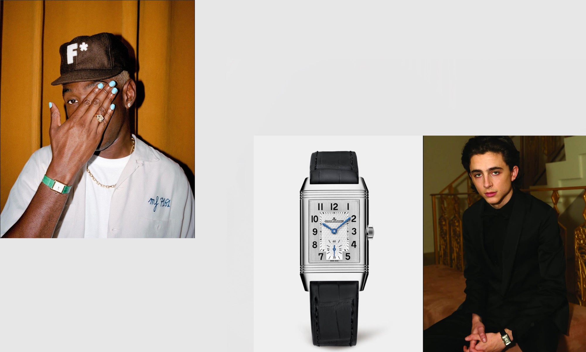 Small Watch trend worn by Tyler the Creator and Timothee Chalamet