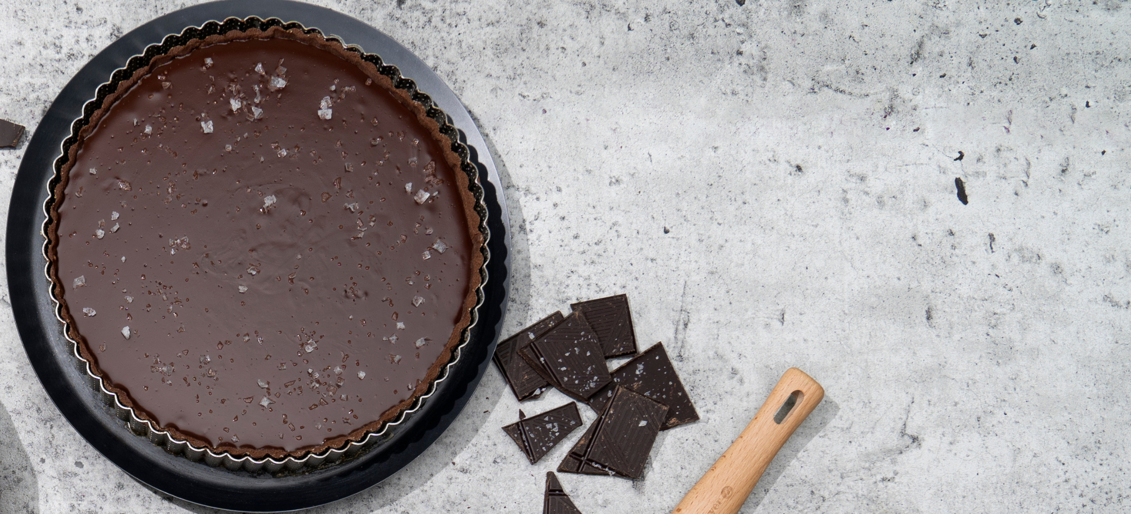 Cuisipro Salted Caramel Chocolate Tart