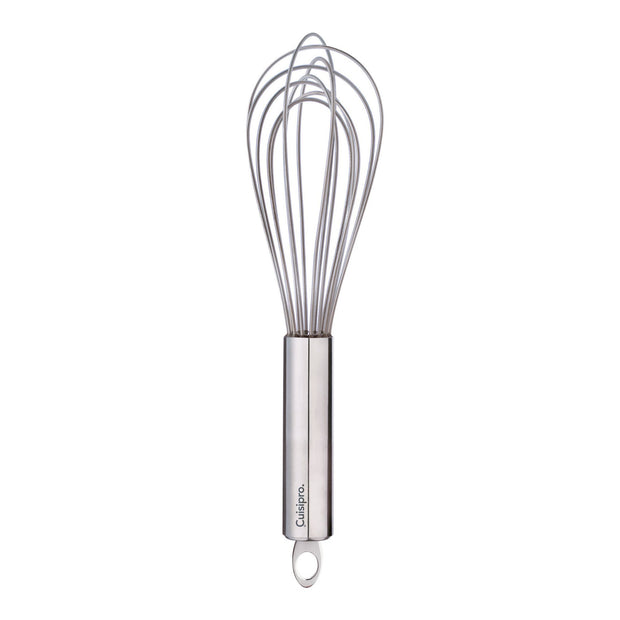 NileHome Whisk Flat Whisks Commercial Stainless Steel & Silicone