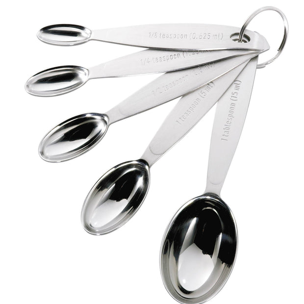 Stainless Steel Measuring Spoon Set (1/4, 1/2, 1 Tsp, 1 Tbsp)