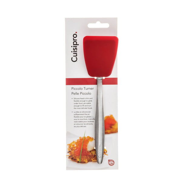 Cuisipro 10 Red Silicone Coated Flat Whisk