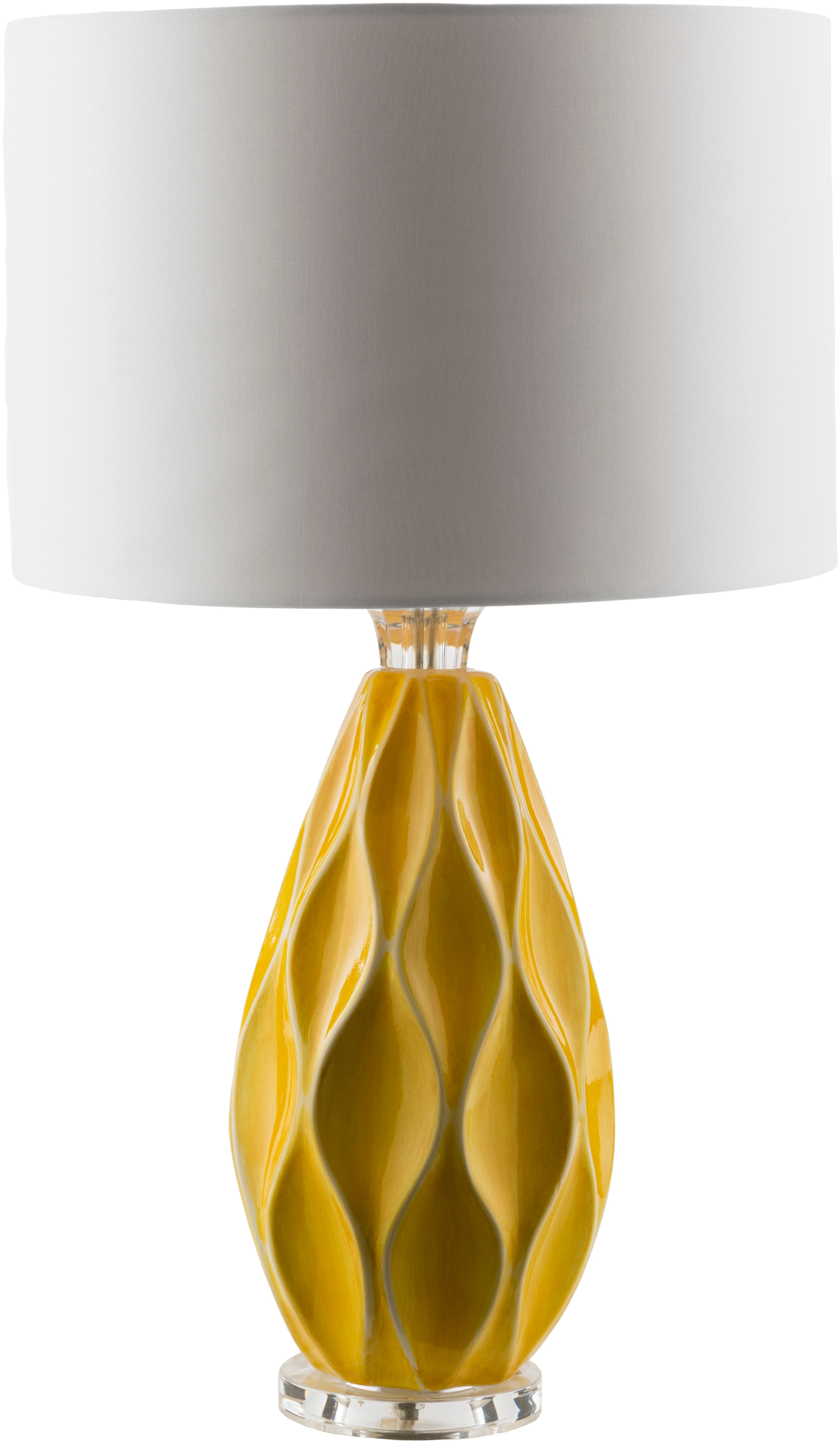 funky yellow lamp