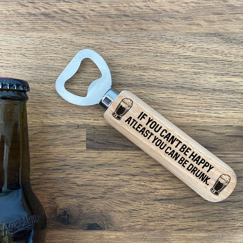 Surviving Fatherhood One Beer at a Time Funny Bottle Opener Key Chain -  Back can be Personalized