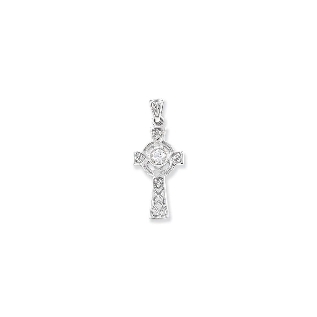 Sterling Silver Celtic Cross Necklace - Hypoallergenic - Jewellery