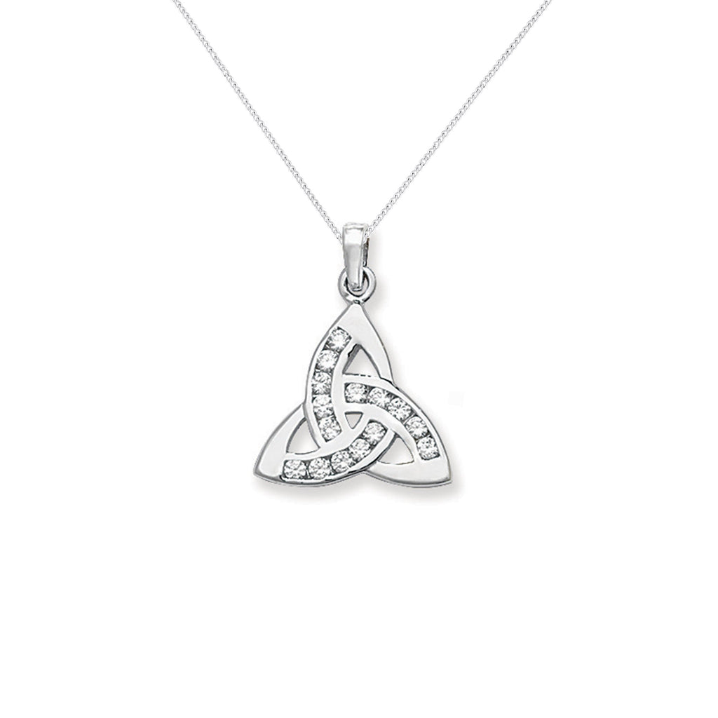 Sterling Silver Celtic Trinity Knot Necklace – Aeon Jewellery