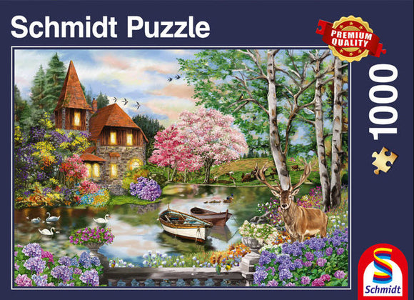 Schmidt Puzzle View of the Fairytale Castle 1000 pieces New 