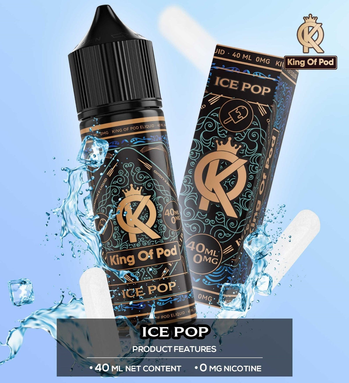 King of Pod 50ml E-liquids - Mcr Vape Distro